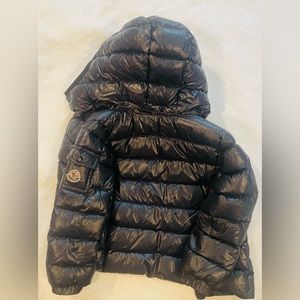 Navy Blue Moncler Puffer. Kids size 4y